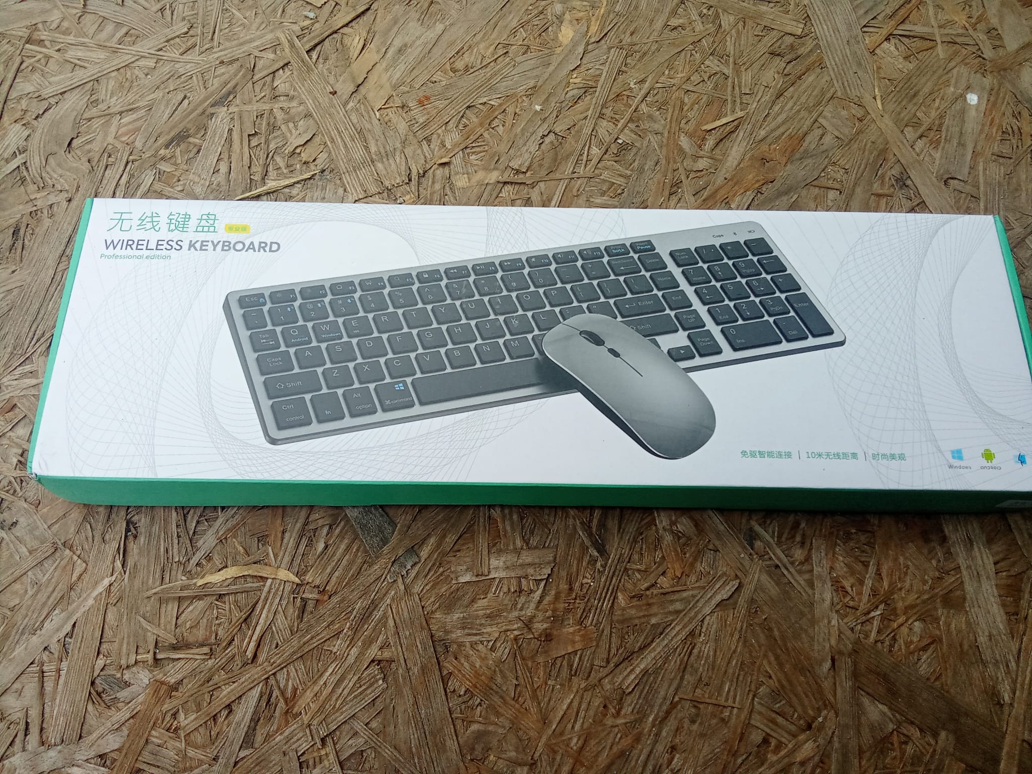 Combo Teclado e Rato Sem Fios Ergonómico – Alta Produtividade Multiplataforma
